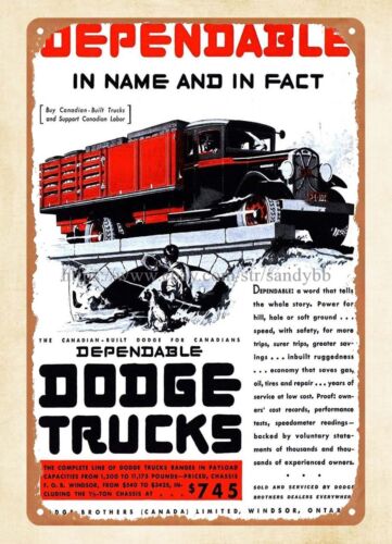 Vintage Collectibles Store - 1931 truk-tanda-timah logam vintage untuk koleksi