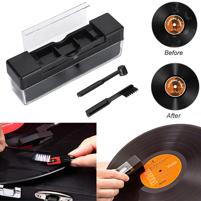 Vinyl Record Cleaner - [SU]3 Buah Sikat Pembersih Rekaman, Kit