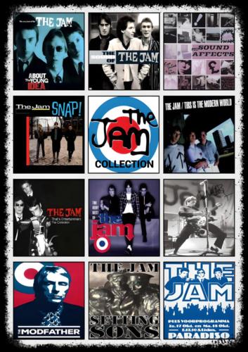 Vintage Collectible Posters - 1P, Papan Logam, Poster Musik Koleksi