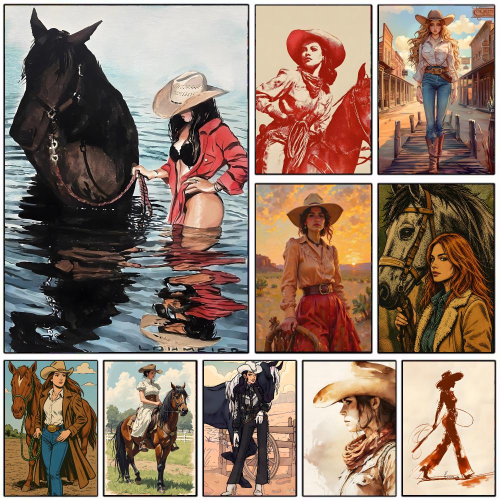 Poster Bertema Koboi Klasik, D - Vintage Collectible Posters ulasan dan harga