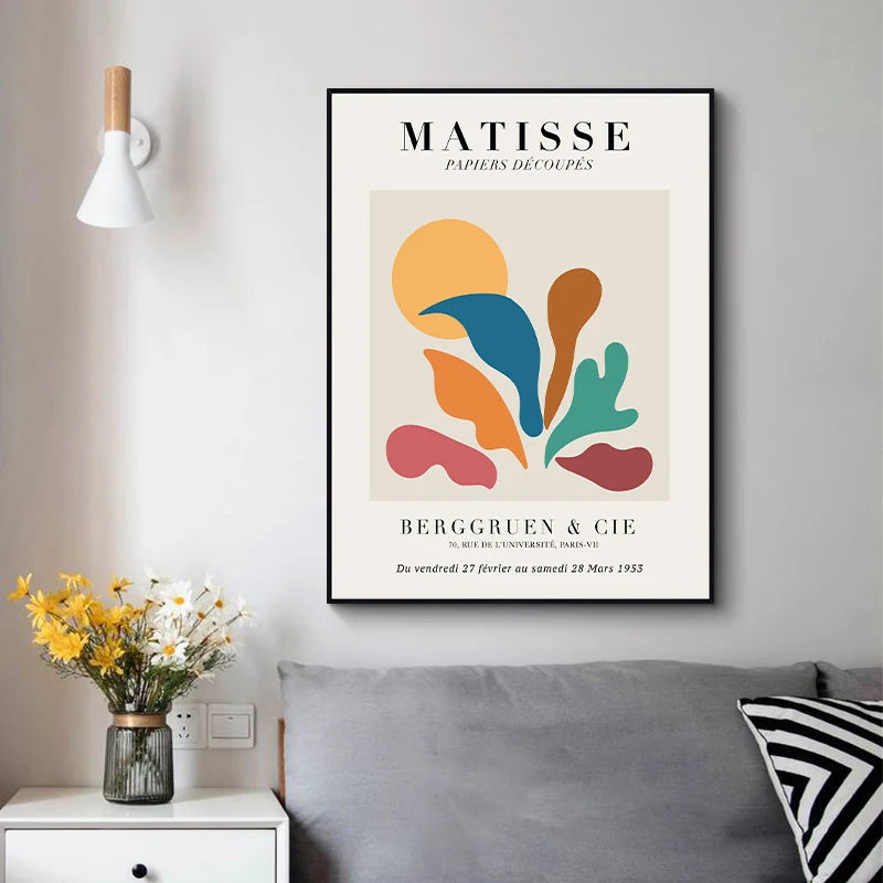 Lukisan Kanvas Antik Henri Mat - Vintage Collectible Posters ulasan dan harga