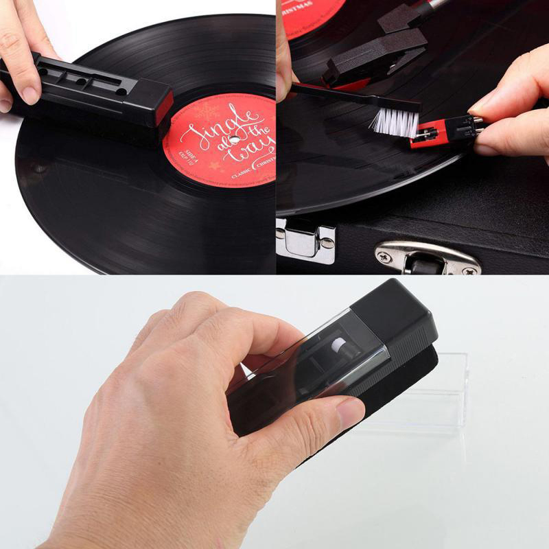 [SU]3 Buah Sikat Pembersih Rek - Vinyl Record Cleaner ulasan dan harga
